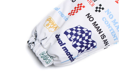 Chaqueta de Algodón Estampada con Letras de Dibujos Animados para Hombre - Image 16