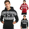 Sudadera con capucha tipo chaqueta navideña para hombre