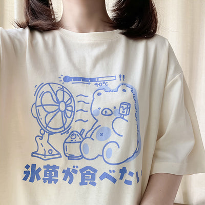Blusa Suelta de Algodón Manga Corta Cuello Redondo - Comodidad de Verano - Image 9