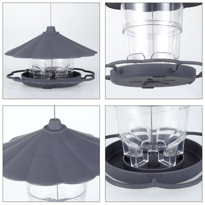 Comedero Plegable para Pájaros Silvestres con Techo Removible - Decoración de Jardín - Image 16