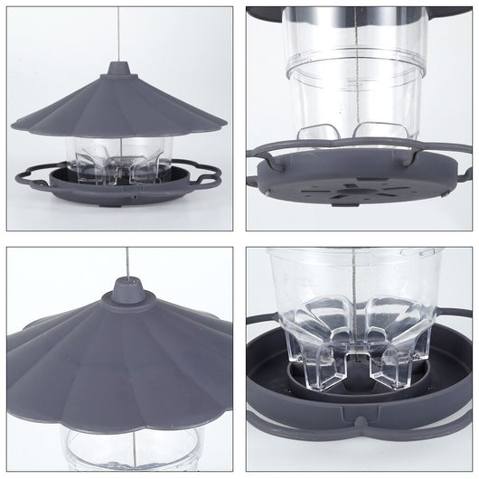 Comedero Plegable para Pájaros Silvestres con Techo Removible - Decoración de Jardín - Image 16