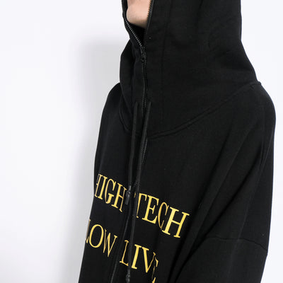 Chamarra Hoodie Suelta con Estampado Patchwork para Hombre - Image 20