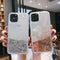Funda para móvil con arena líquida brillante