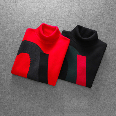 Suéter Cuello Alto Grueso de Lana Merino para Uso Casual - Image 2