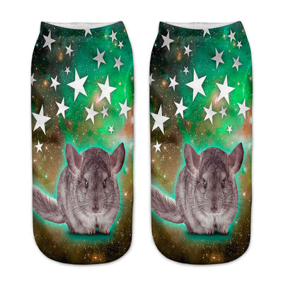 Calcetines Estampados con Patrón de Gatos Adorables - Image 11