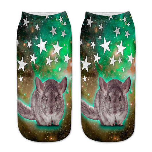Calcetines Estampados con Patrón de Gatos Adorables - Image 11