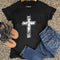 Camiseta de Algodón Cross para Mujer - Manga Corta