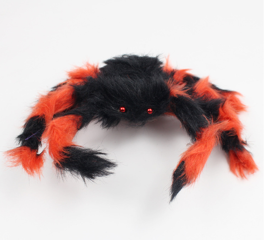 Decoración Halloween Araña de Peluche con Telaraña - Image 6