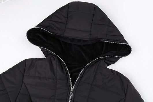 Chaqueta de Algodón Cálida con Capucha y Mangas Largas - Image 4