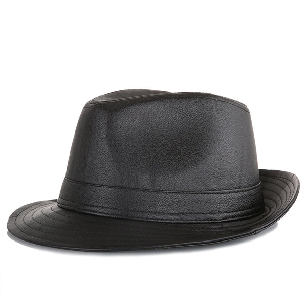 Sombrero de Ala Ancha Tartán con Textura PU - Colección Otoño Invierno