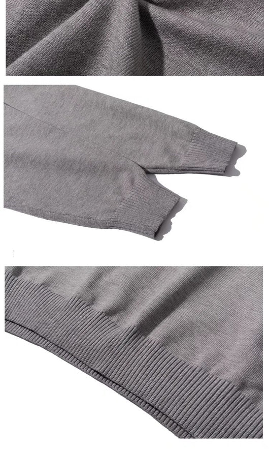 Suéter Cuello Alto Minimalista para Estudiantes - Image 29