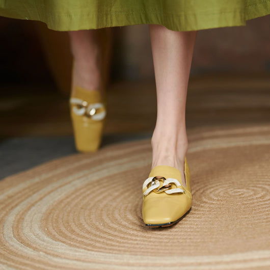 Mocasines de Tacón en Cuero Charol para Mujer - Image 10