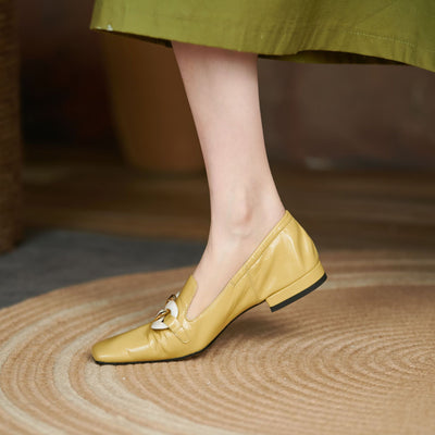 Mocasines de Tacón en Cuero Charol para Mujer - Image 11
