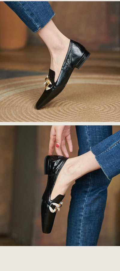 Mocasines de Tacón en Cuero Charol para Mujer - Image 17