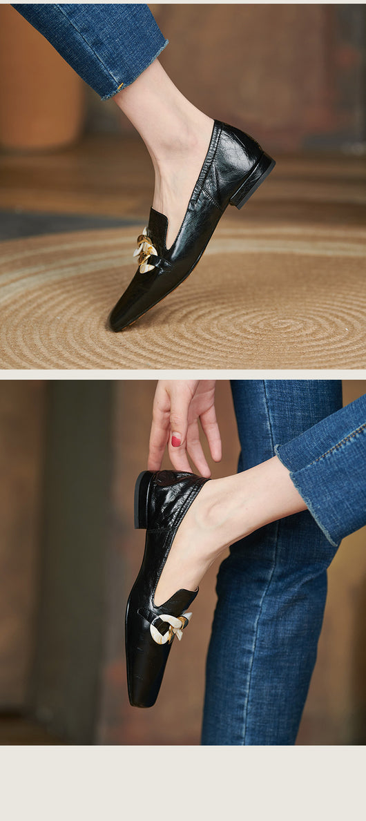 Mocasines de Tacón en Cuero Charol para Mujer - Image 17