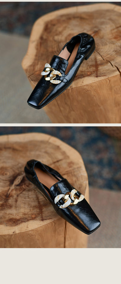 Mocasines de Tacón en Cuero Charol para Mujer - Image 18
