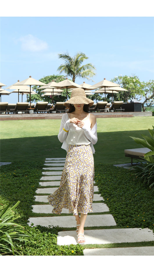 Sombrero de Paja Plegable para Mujer - Protección Solar Playa y Vacaciones - Image 14