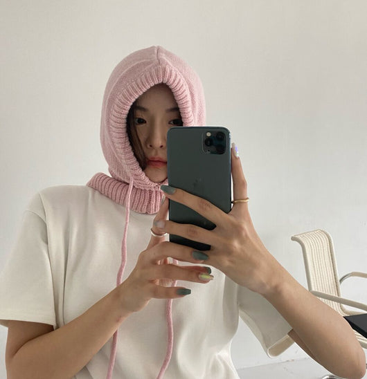 Gorro Tejido con Cordón y Bufanda - Diseño Adorable Trending - Image 10
