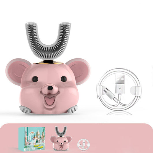 Cepillo de Dientes Eléctrico Infantil Automático en Forma de U con Tecnología Sónica - Image 13