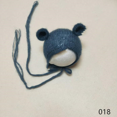 Gorro Suave de Mohair para Fotografía de Bebés - Tejido Artesanal - Image 13