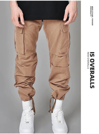 Pantalón Cargo Holgado con Cordón y Múltiples Bolsillos para Hombre - Image 15