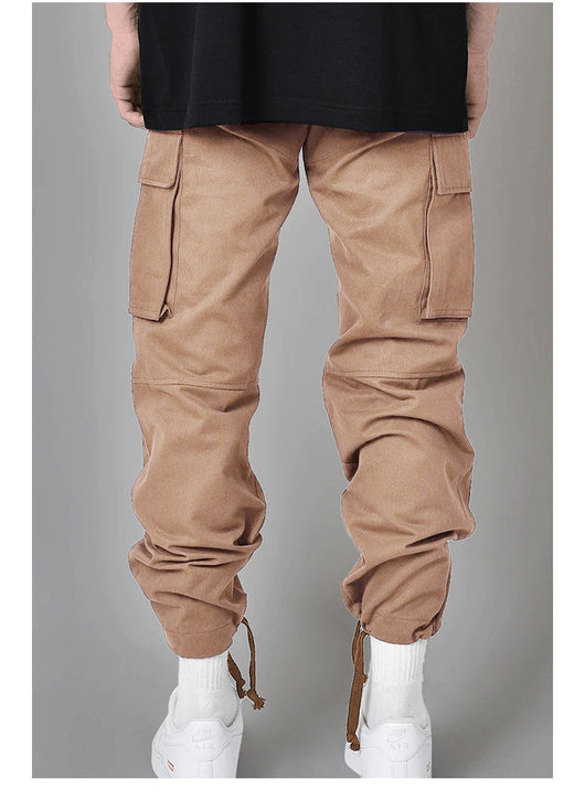 Pantalón Cargo Holgado con Cordón y Múltiples Bolsillos para Hombre - Image 17