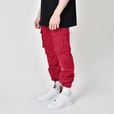 Pantalón Cargo Holgado con Cordón y Múltiples Bolsillos para Hombre - Image 20