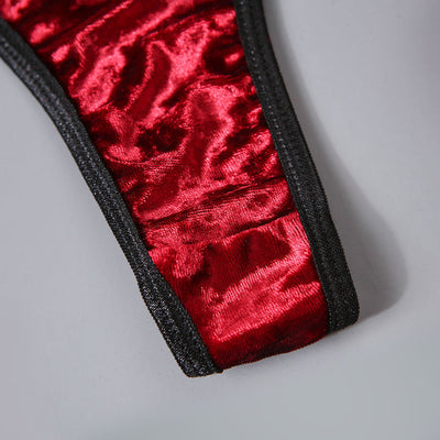 Conjunto de Lencería Elegante en Gamuza Francesa para Nochebuena - Image 18
