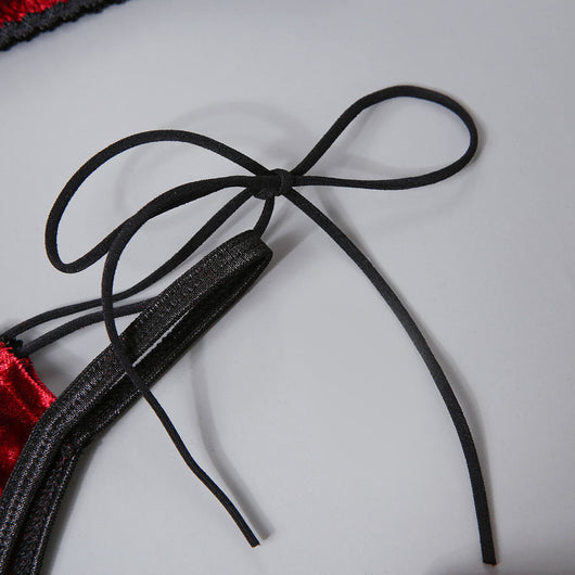 Conjunto de Lencería Elegante en Gamuza Francesa para Nochebuena - Image 19