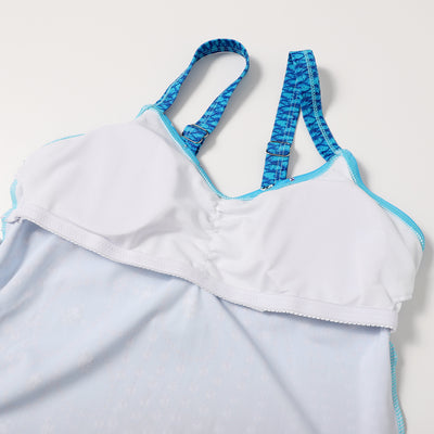 Traje de Baño Enterizo para Mujer con Falda Talla 5XL - Image 17