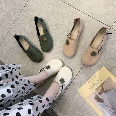 Zapatos Retro Ligeros para Mujer con Estampado de Arvejas - Image 14