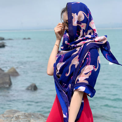 Pañoleta Étnica Oversized para Protección Solar y Estilo - Image 14