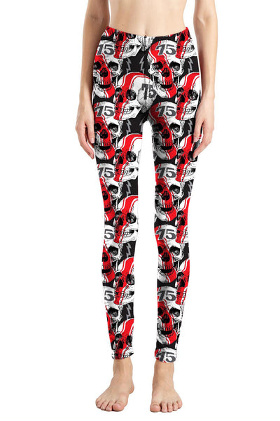 Leggings Estampado Graffiti Cartoon Abstracto Europeo y Americano para Mujer - Image 13