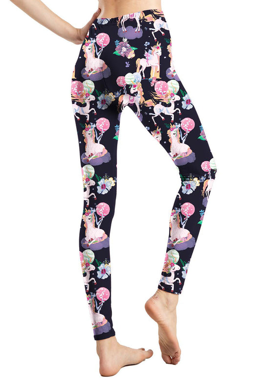 Leggings Estampado Graffiti Cartoon Abstracto Europeo y Americano para Mujer - Image 17