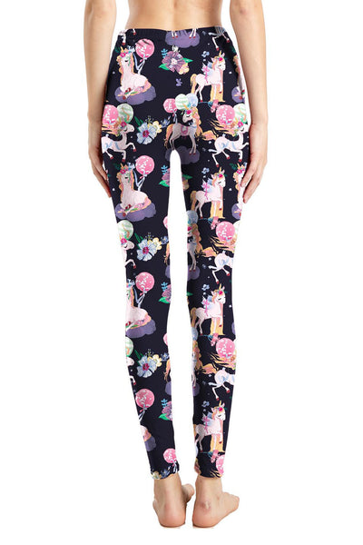 Leggings Estampado Graffiti Cartoon Abstracto Europeo y Americano para Mujer - Image 18