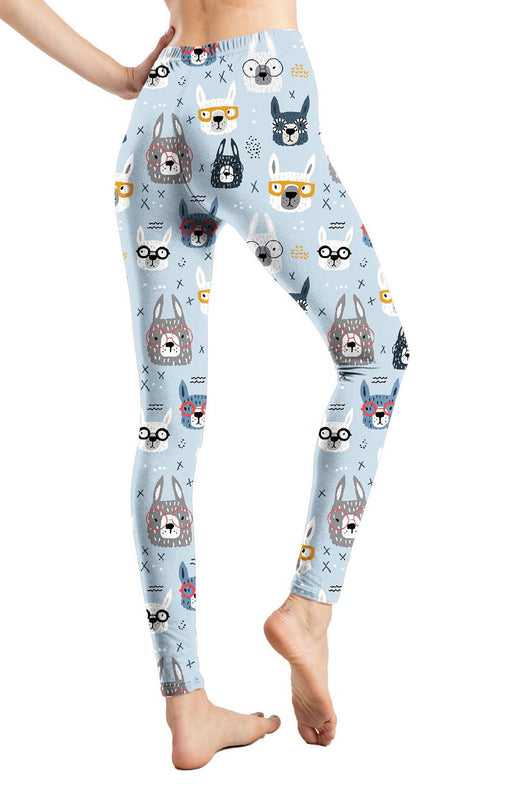 Leggings Estampado Graffiti Cartoon Abstracto Europeo y Americano para Mujer - Image 20