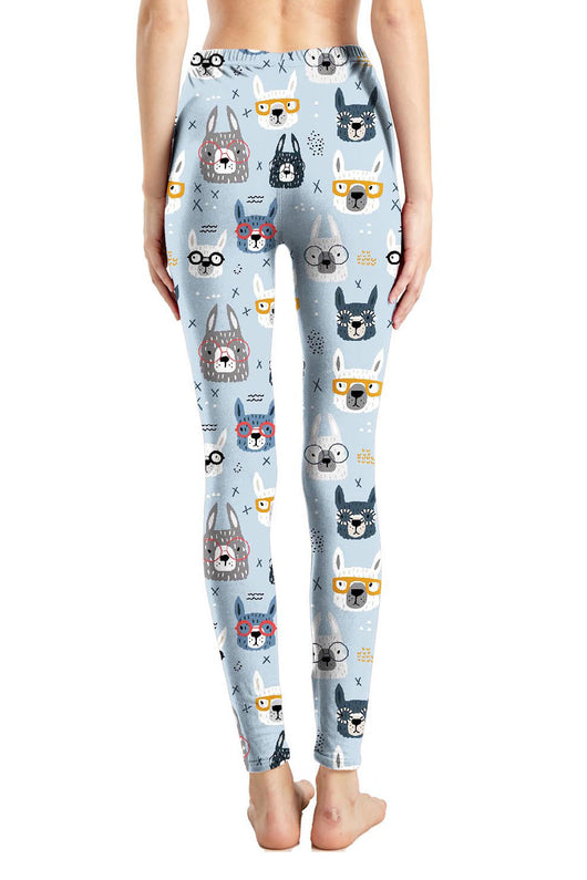 Leggings Estampado Graffiti Cartoon Abstracto Europeo y Americano para Mujer - Image 21