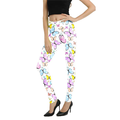 Leggings Estampado Graffiti Cartoon Abstracto Europeo y Americano para Mujer - Image 28
