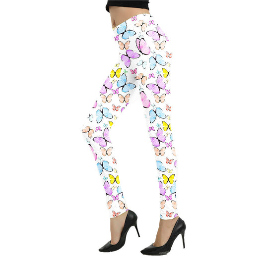 Leggings Estampado Graffiti Cartoon Abstracto Europeo y Americano para Mujer - Image 29