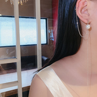 Aretes de Perla con Diseño Atmosférico - Image 7