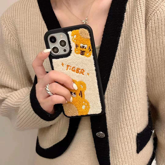 Funda Personalizada para Teléfono con Tigre Bordado a Pantalla Completa - Image 13