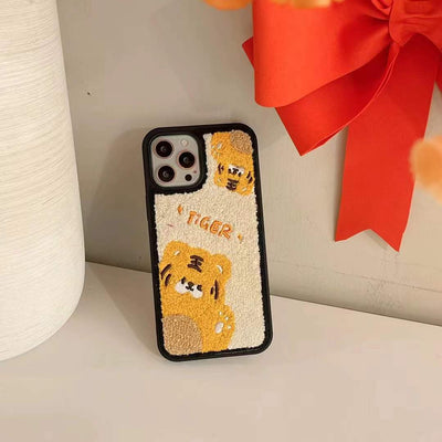 Funda Personalizada para Teléfono con Tigre Bordado a Pantalla Completa - Image 14