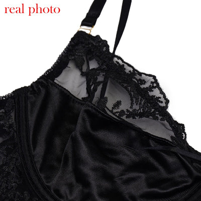 Conjunto de Lencería Sensual con Bordado Perspectiva de Tres Puntos - Image 16