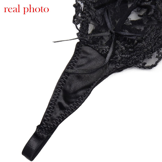 Conjunto de Lencería Sensual con Bordado Perspectiva de Tres Puntos - Image 19