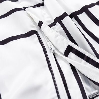 Conjunto de Dos Piezas: Blusa Satinada con Estampado Europeo y Americano para Mujer - Image 24
