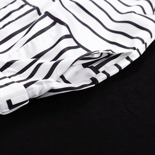 Conjunto de Dos Piezas: Blusa Satinada con Estampado Europeo y Americano para Mujer - Image 25