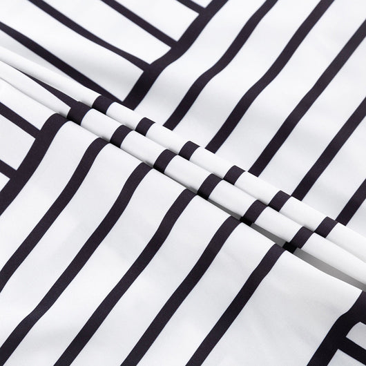Conjunto de Dos Piezas: Blusa Satinada con Estampado Europeo y Americano para Mujer - Image 27