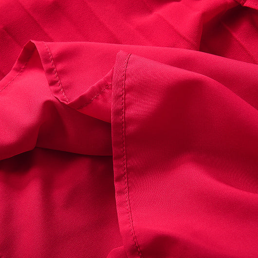 Vestido Elegante Cuello V con Falda Plisada Larga para Mujer - Image 29