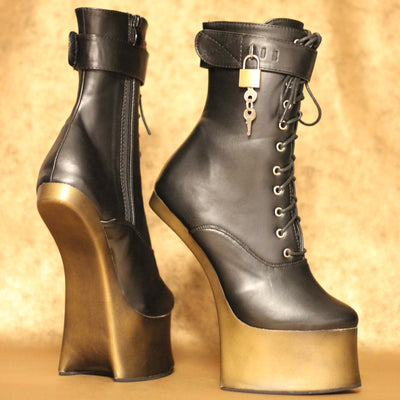Botas Tobilleras de Tacón Ultra Alto 18cm Efecto Pezuña - Image 10
