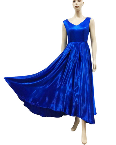 Vestido de Gala Escotado sin Mangas con Espalda Descubierta y Moño - Image 9